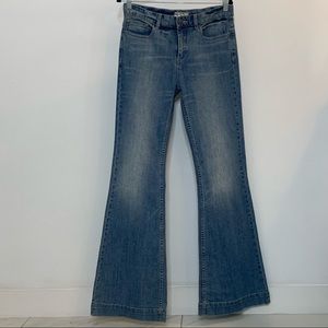 Free People Light Wash Flare Jeans, Size 29